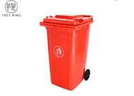 世帯240リットルのプラスチック屑大箱、議会庭の無駄のための赤いWheelieの大箱