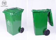 廃棄物処理のための灰色/緑100Literの大きいプラスチックWheelieの大箱は屋外をリサイクルしました
