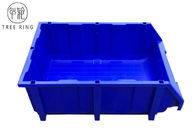 部品の安全な貯蔵のためのプラスチック大箱箱を積み重ねる青/赤600 * 400 * 230mm