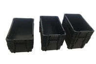 固体プラスチック釣大箱箱600*400*230 mmを積み重ねる及び入り込む着色された返却できる再使用可能な180º