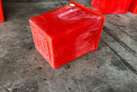 固体耐久のペーパー リサイクルの回収容器、赤い色のプラスチック台所不用な大箱