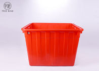 大きい固体ネスティング プラスチック大箱リサイクル箱、赤く/青のプラスチック貯蔵容器のリサイクルのの