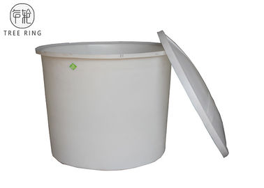 600Lプラスチック牛飲むたらい、ふたが付いている多開いた上の水産養殖タンク
