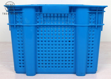 着色されたヨーロッパの穴があいた衛生学のプラスチック パッキング木枠HDPE 630 * 420 * 315のMmの