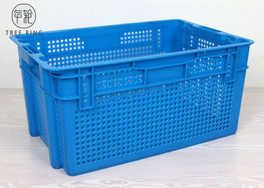 着色されたヨーロッパの穴があいた衛生学のプラスチック パッキング木枠HDPE 630 * 420 * 315のMmの