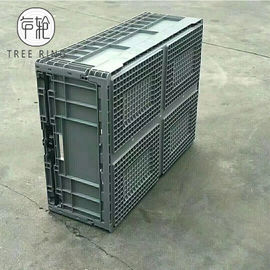 85l容量の折り畳み式のプラスチック収納用の箱800 x 600 xカバーとの280mm