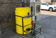 閉じたループ冷やされた水循環の配管システムのための220ガロンの商業化学投薬タンク