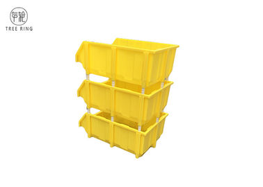 アセンブリ ベンチのプラスチック大箱箱、倉庫の棚付けのための積み重ね可能な収納箱